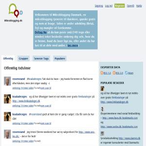 Mikroblogging Denmark