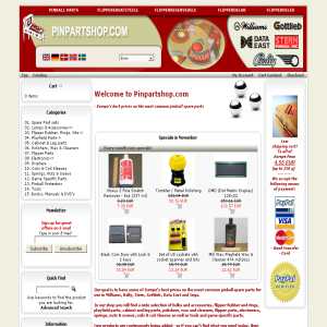 Pinpartshop.com - Parts for pinball