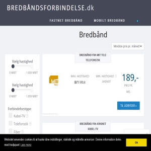Bredbåndsforbindelse.dk - broadband