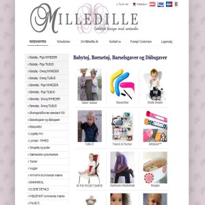 Childrens clothes from Milledille.dk