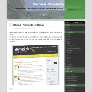 Webmaster Blog - Claus Heinrich