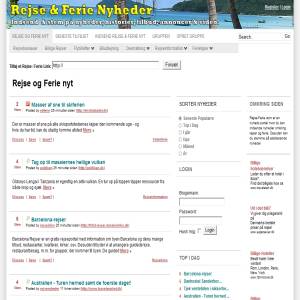 Ferie & Rejser News Site